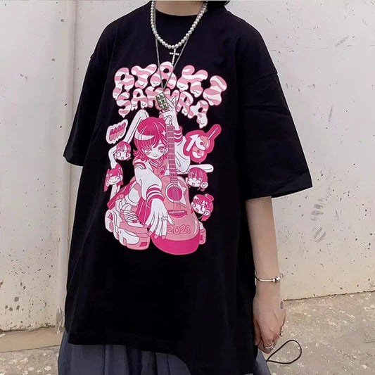 Short Sleeve Anime T-shirt